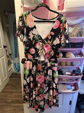 Black Milk Koson Flowers Midi